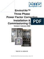 EnviroVAr - 3 Phase Power Factor Correction Manual English V2 30.12.2007