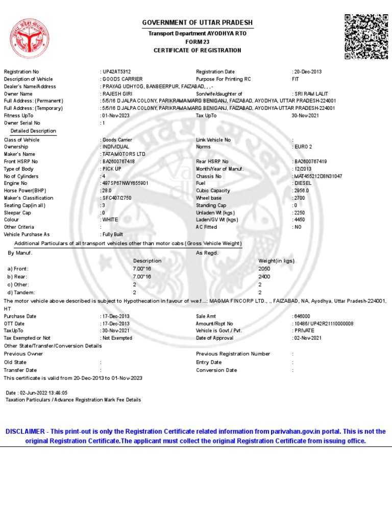 Government of Uttar Pradesh | PDF | Vehicle Technology | Car