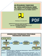 Paparan Undang-Undang (No. 2 TH 2012 & Perpres (71 TH 2012) Pengadaan Tanah - Palembang
