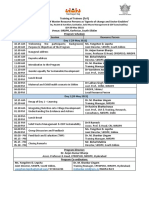 Final Program Schedule Sikkim