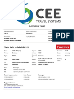 Electronic Ticket For 1gjtsx Departure Date 20-05-2022