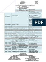 Tot On E-Gramswaraj Portal and Other Applications: Program Schedule