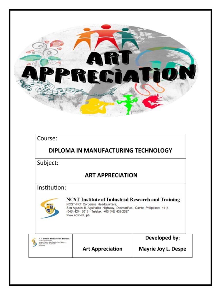 Module in Art Appreciation PDF Color Imagination