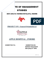 Institute of Management Studies: Apple Hospital, Indore
