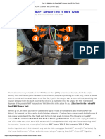 Part 1 - VW Mass Air Flow (MAF) Sensor Test (5 Wire Type)