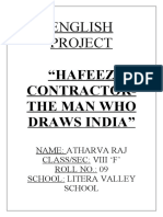 English Project: "Hafeez Contractor-The Man WHO Draws India"