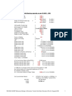 Calculation of Safe Bearing Capacity As Per IS 6403 - 1981