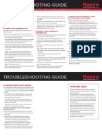 Trouble Shooting Guide