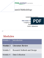 Research Methodology: Qudrattullah Omerkhel