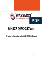 MH227 (HFC-227ea) : Product Information With UL & FM Certificates