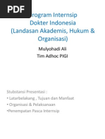Download Program Internsip Dokter Indonesia Landasan Hukum  OrgProf Mul by Michael Nafarin SN57737299 doc pdf