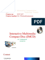 ICT Course on Multimedia and Interactive CDs