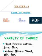 Chapter - 3: Fibre To Fabric