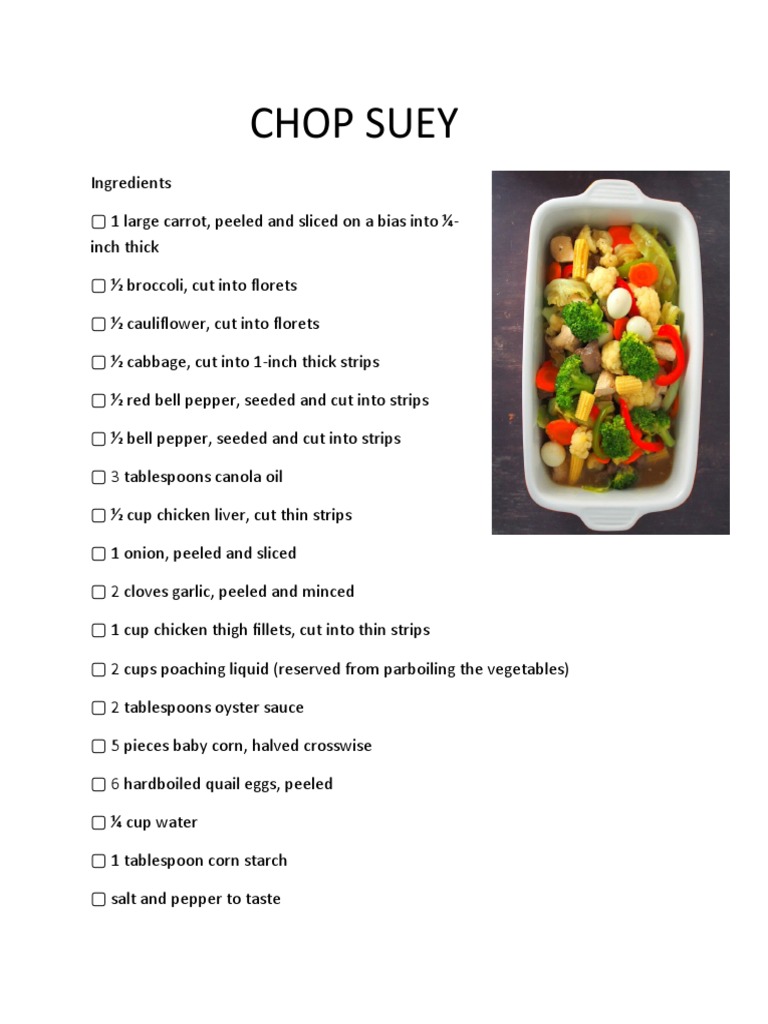 Vegetables Recipe PDF Food And Drink Preparation Food Ingredients