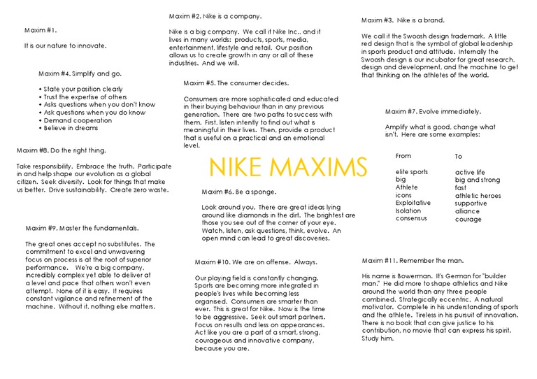 Maxims | PDF | Brand | Cognition