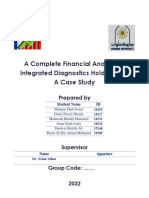 A Complete Financial Analysis of Integrated Diagnostics Holdings PLC A Case Study
