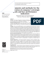 Janes instruments and methods for the integration of companys strategice goals and KPIs