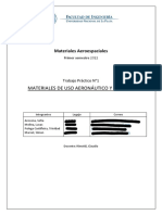 Trabajo Práctico Universitario: Materiales de Uso Aeroespacial
