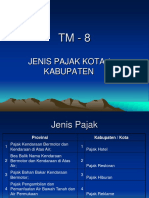 Jenis Pajak Kota / Kabupaten