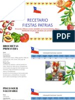 Recetario Fiestas Patrias 