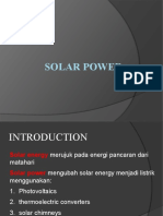 SOLAR POWER OPTIMASI