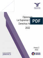 Convocatoria Diplomado Suprema Corte y DH 2022