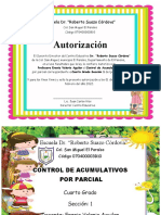 Escuela Dr. Suazo Córdova autoriza control acumulativos