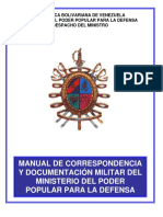 Manual de Corresp. y Doc. Militar Del MPPD