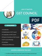Law of Taxation - GST Council