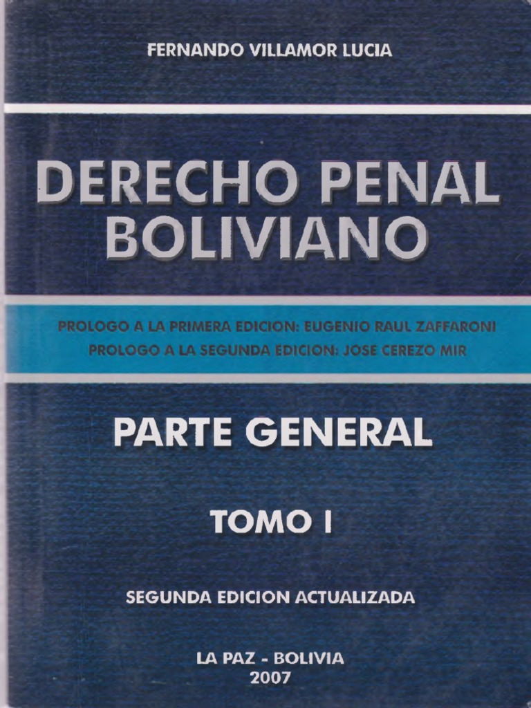 Derecho Penal Boliviano | PDF
