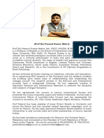 Prof Parmod Mehra Brief Profile