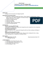 Drafting Resume