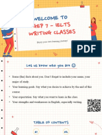 Welcome To: Gep 7 - Ielts Writing Classes