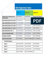 2022 23 Registration Dates