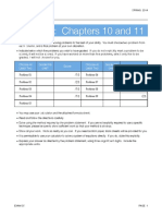 Exam 05: Chapters 10 and 11: Name