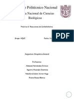 Identificación de carbohidratos mediante reacciones químicas