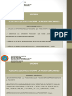 Unidad v. Enfermeria Basica. Posiciones en Cama