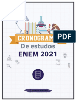 Cronograma de Estudos Enem 2021