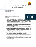 Autocuidado Docente y Asistentes de La Educación