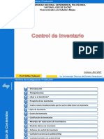 CONTROL DE INVENTARIO