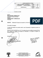 Boyaca Pachavita Acuerdo No 019 de 2020