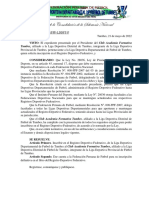 Resolución 024-2022 (Reg. Feder. Club Academia Formativa-Tumbes)