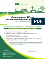 Cartaz Jornadas Científicas Engenharia Agronómica e Florestal