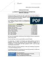 Circular DP #20-22 Incremento para Pensiones No Contributivas Mensual Junio-2022