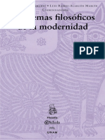 Problemas Filosóficos de La Modernidad. Benítez Grobet, Laura Aurora, Ramos Alarcón Marcín, Luis.