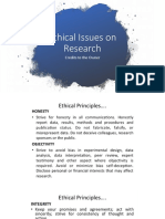 Ethical Issues On Research