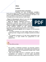 Clasificación Del Pensamiento Lógico Matemático