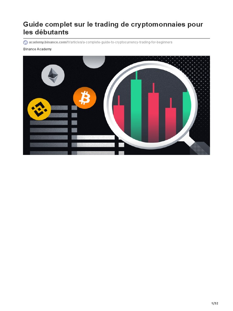 Guide de trading crypto pour débutants | PDF | Produit dérivé financier |  Opérateur de marché