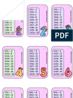 Tablas de Multiplicar