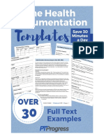 Home Health Documentation Template Download